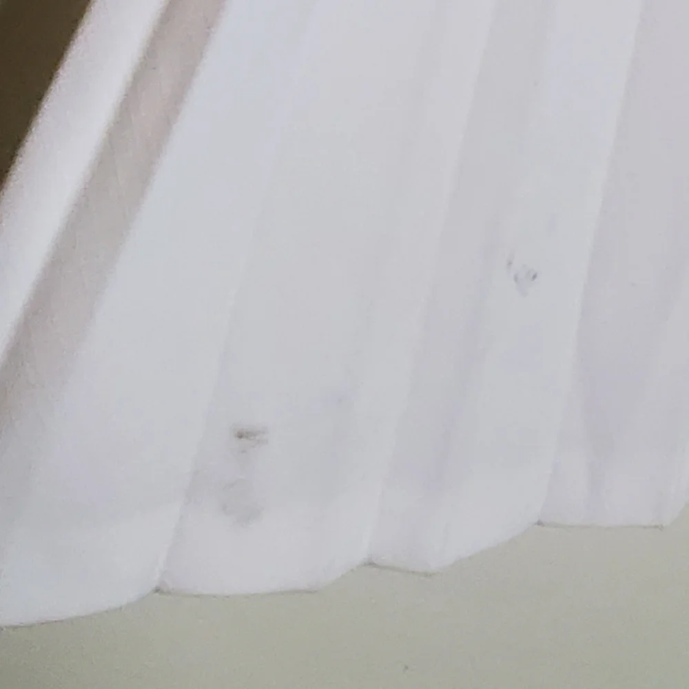 Vintage 60s White Crisp Pleated A-Line Midi Midcalf Marilyn Glam Skirt - Picture 8 of 10